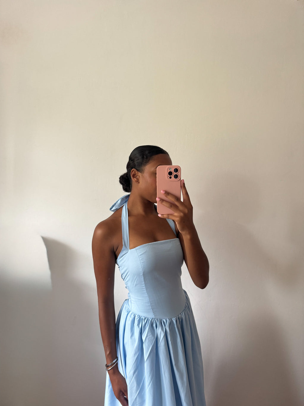 Serelle Corset Maxi Dress Blue