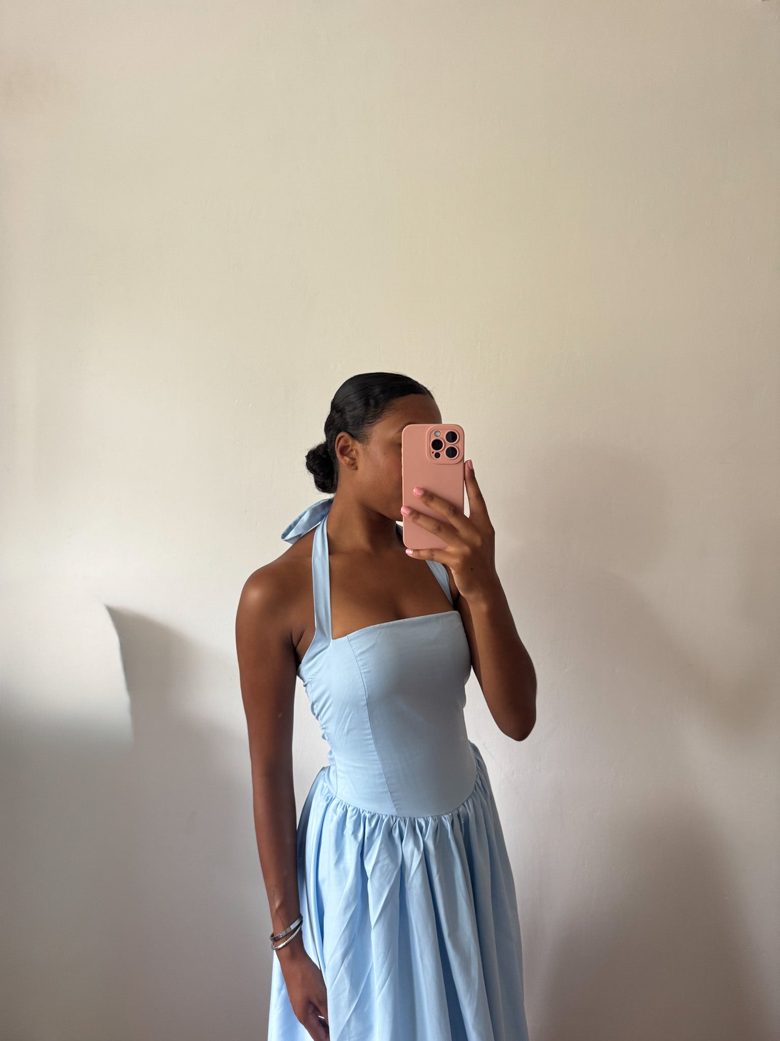 Serelle Corset Maxi Dress Blue